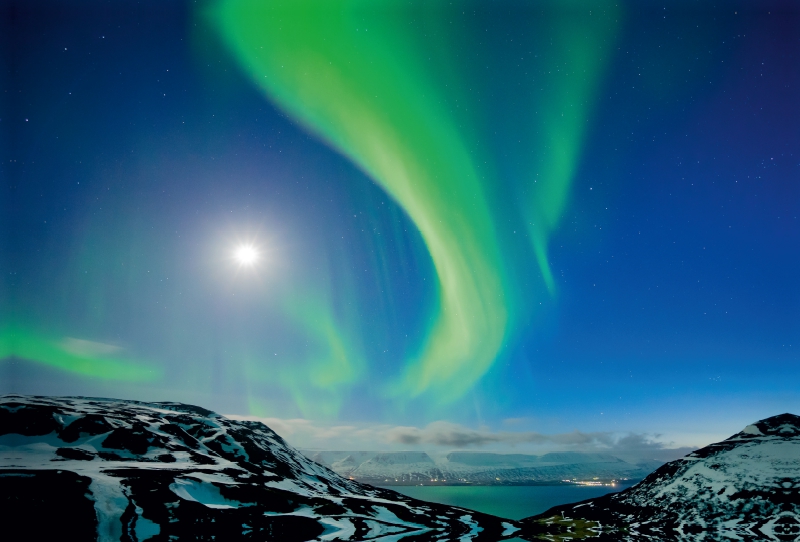 Polarlichter im Norden Islands