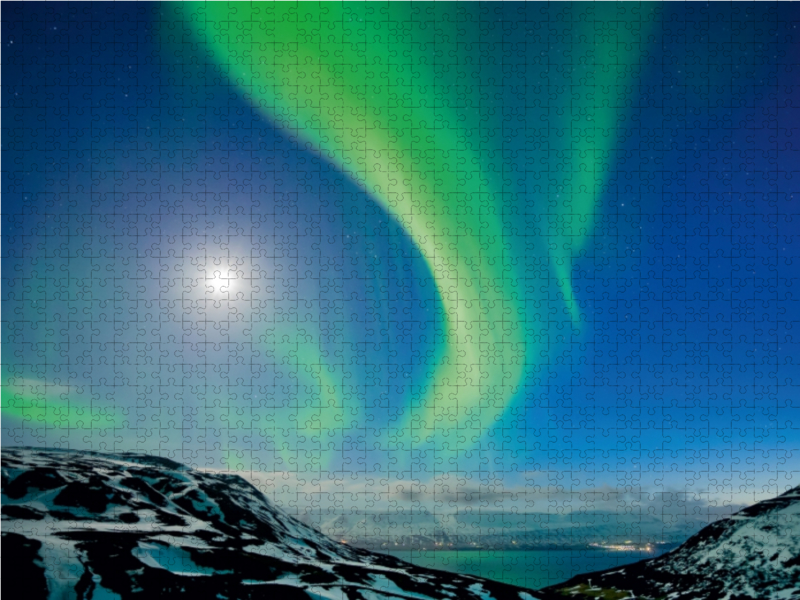 Polarlichter im Norden Islands