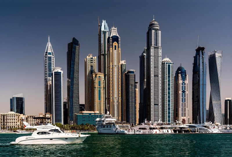 Dubai Marina - Blick vom Meer