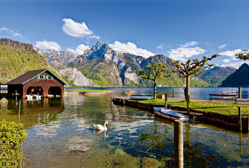 Ein Motiv aus dem Kalender Am schönen Traunsee im Salzkammergut