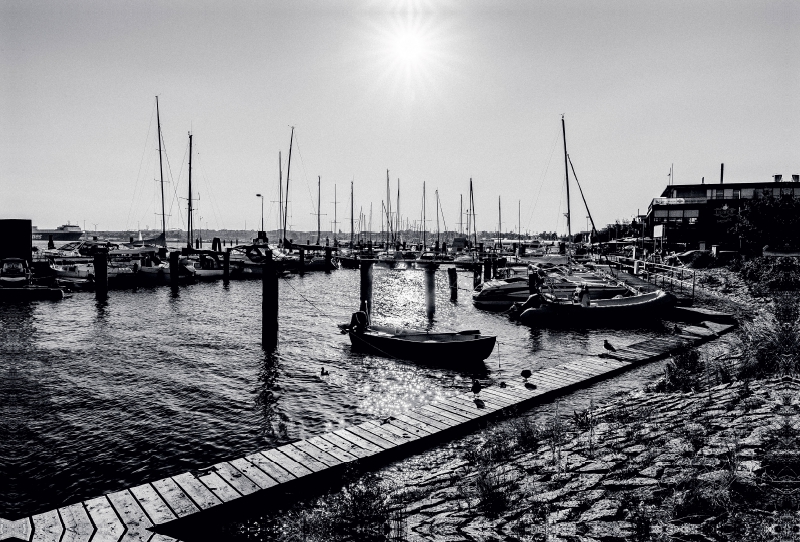 Abendlicht im Hafen