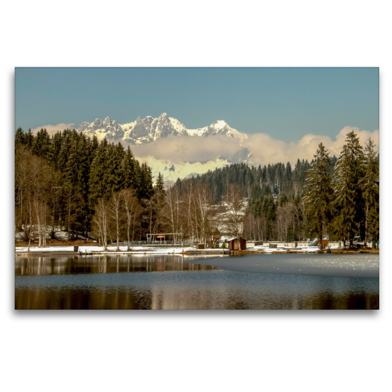 Kaisergebirge mit Schwarzsee