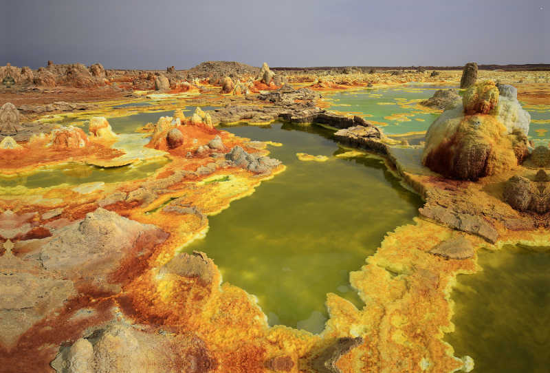 Dallol Senke in Nord Äthiopien