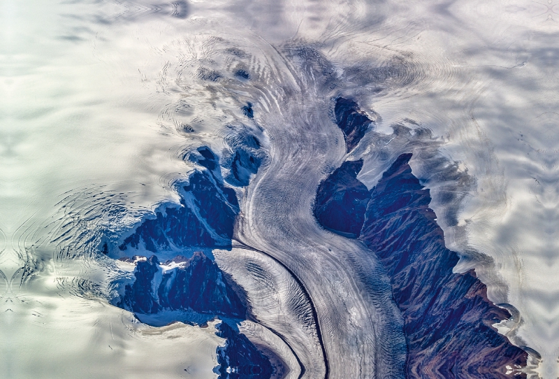 Gletscher im Scoresby Sund, Ostgrönland