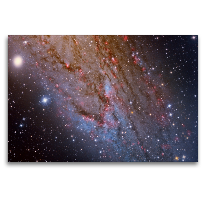 Andromeda-Galaxie M31, Ausschnitt