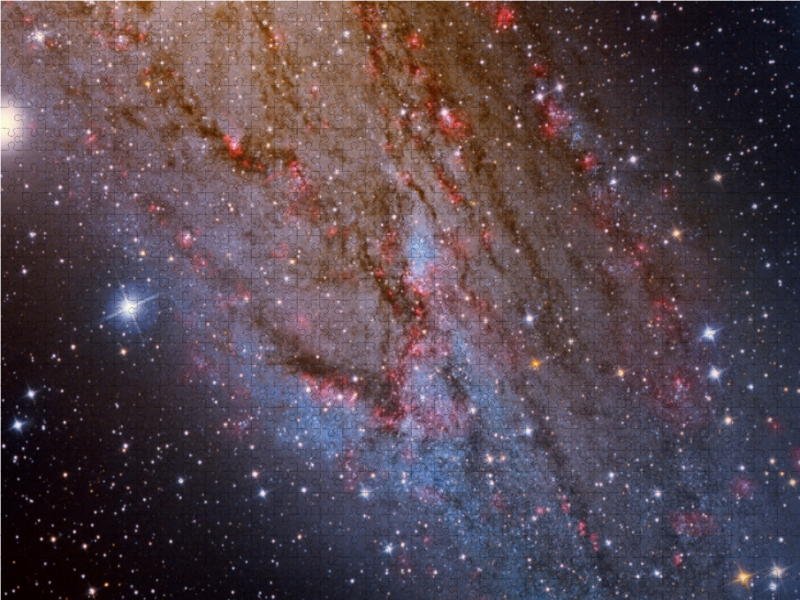 Andromeda-Galaxie M31, Ausschnitt