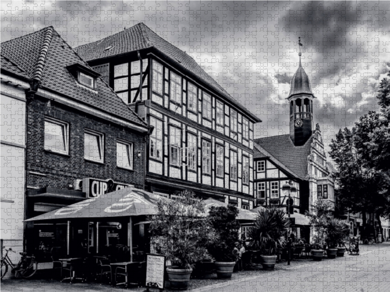 Lange Straße mit Blick auf Rathaus