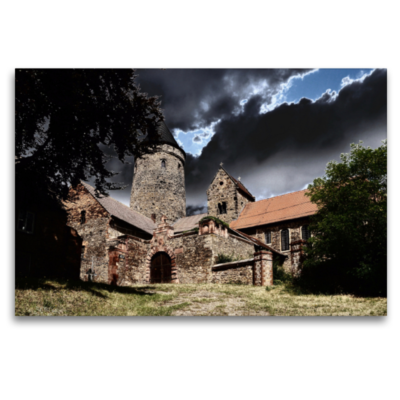 Burg Hohenthurm im Saalekreis in Sachsen-Anhalt