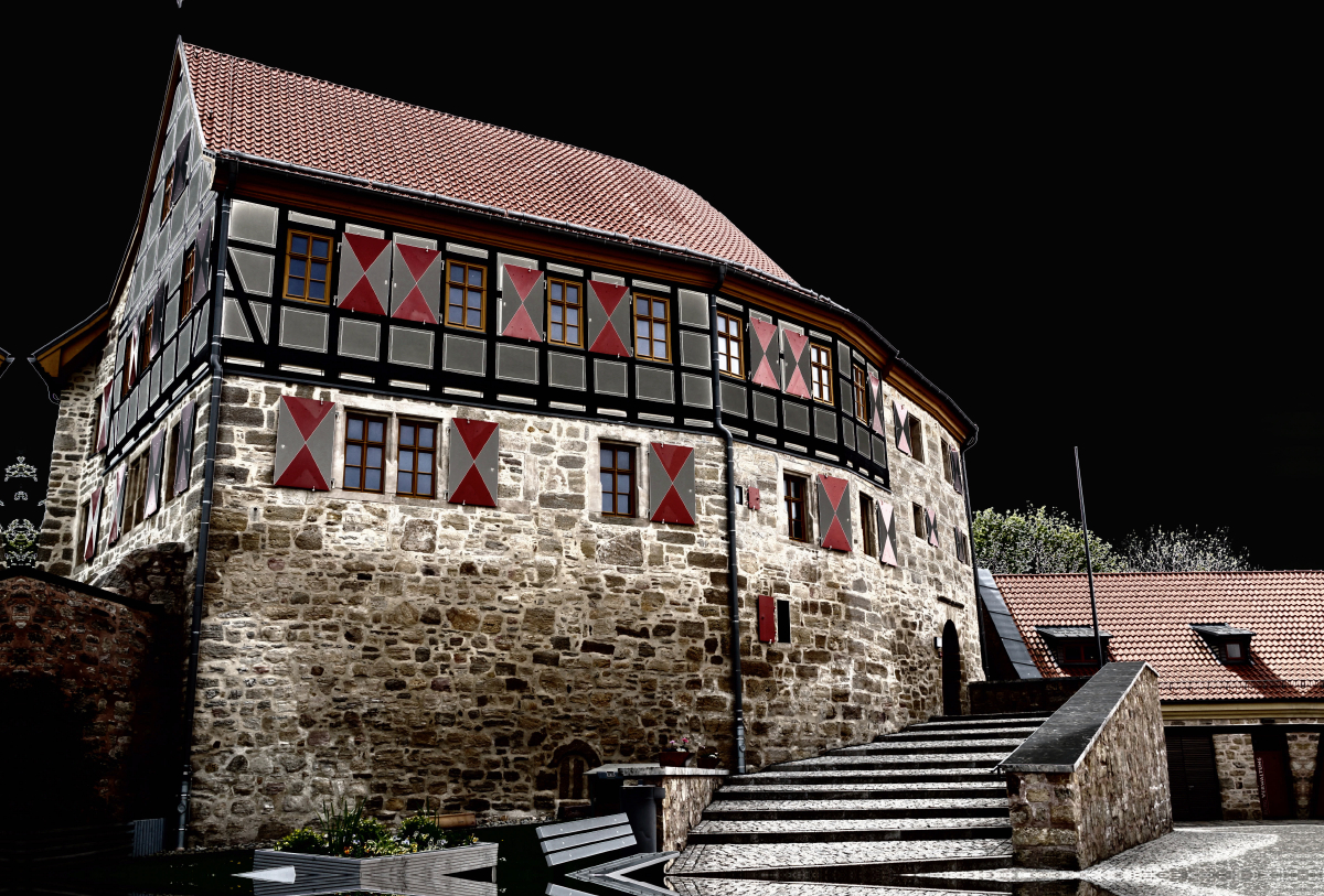 Spornburg Scharfenstein im Eichsfeld/Thüringen