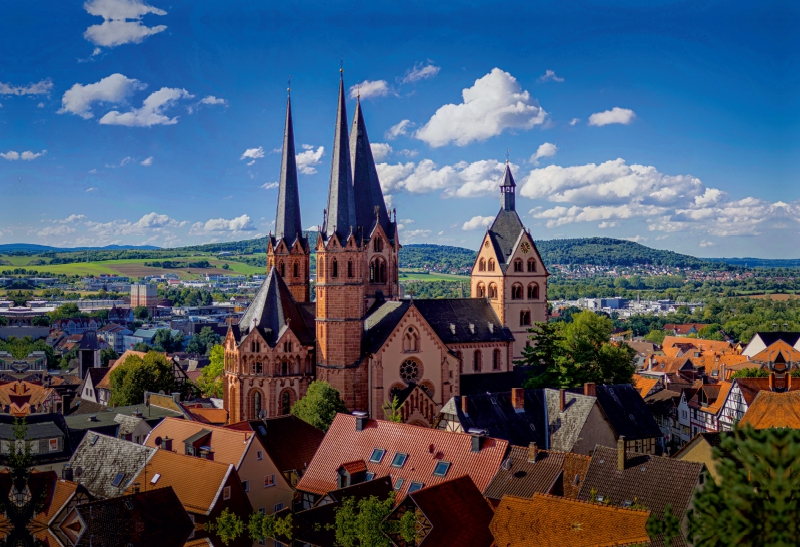 Ein Motiv aus dem Kalender Gelnhausen Marienkirche