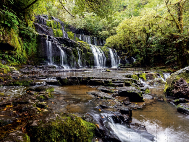 Purakaunui Falls - Neuseeland