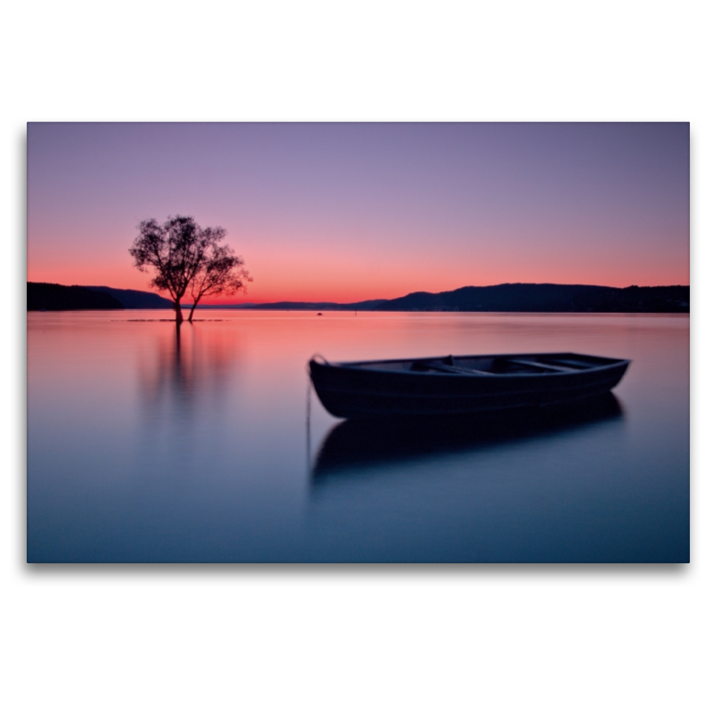 Sonnenuntergang im Strandbad Klausenhorn in Dingelsdorf