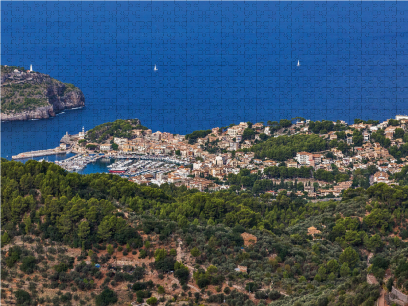 Die Hafenstadt Port Sóller im Herzen des Tramuntana-Gebirges