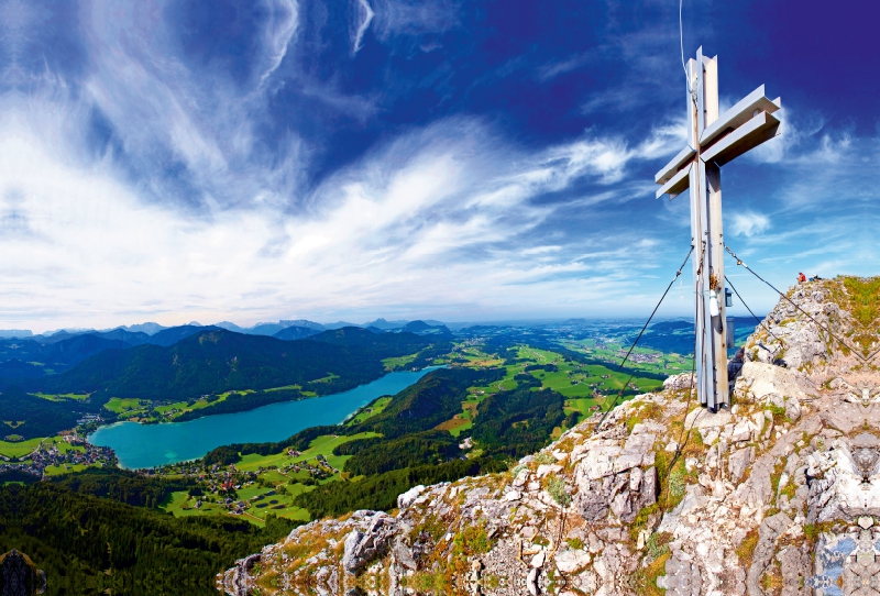 Am Schober mit Blick zum Fuschlsee