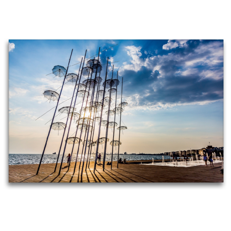 Umbrellas Skulptur in Thessaloniki