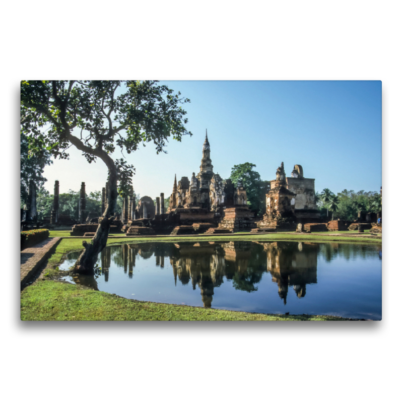 Tempelruine im Wat Mahathat, Sukothai