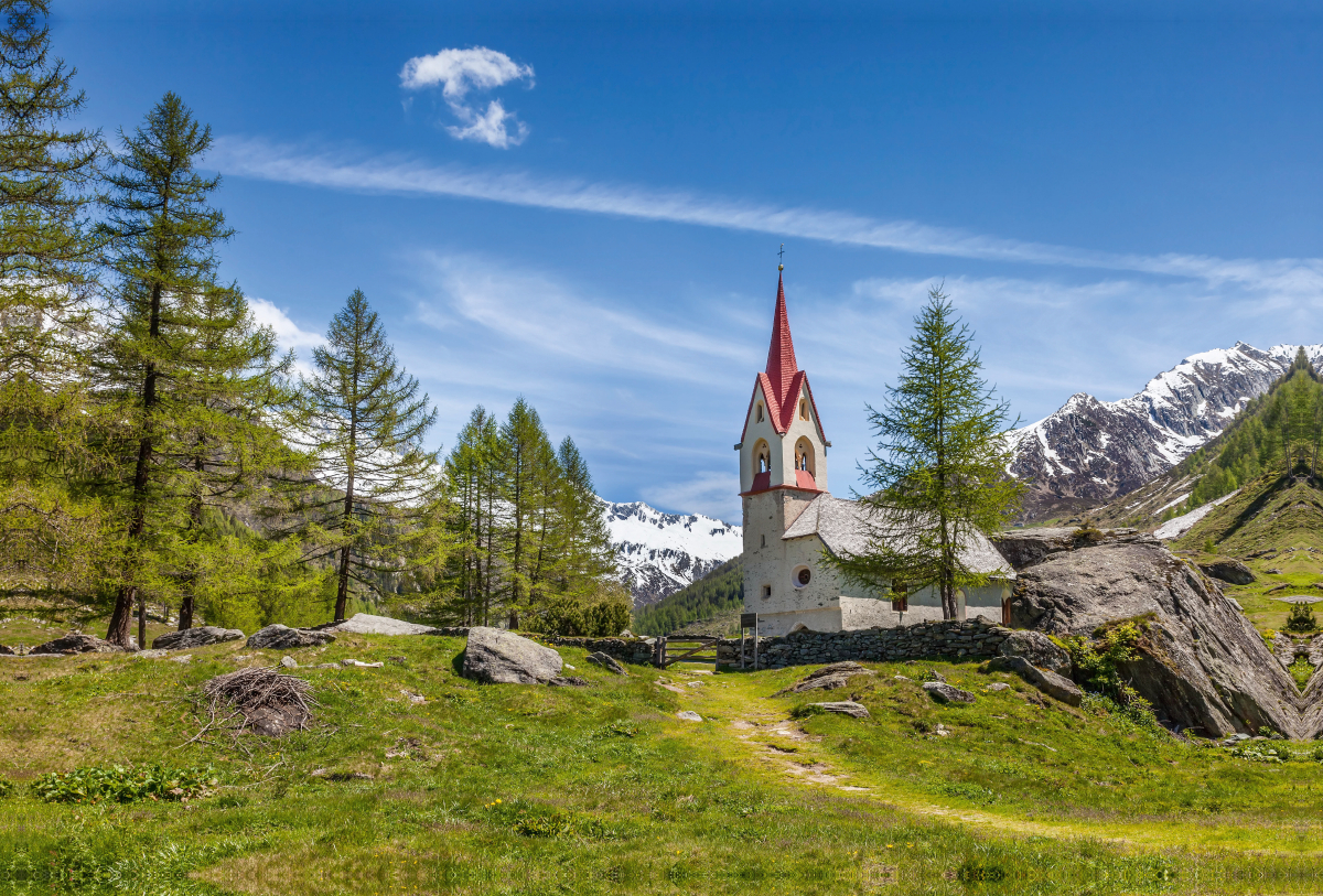 Heilig Geist Kirche in Kasern, Hinteres Ahrntal