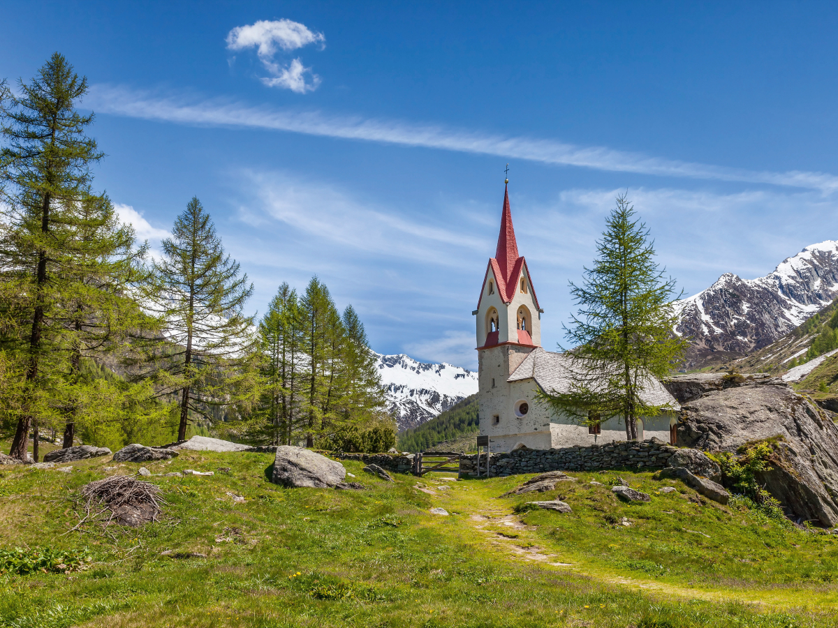 Heilig Geist Kirche in Kasern, Hinteres Ahrntal