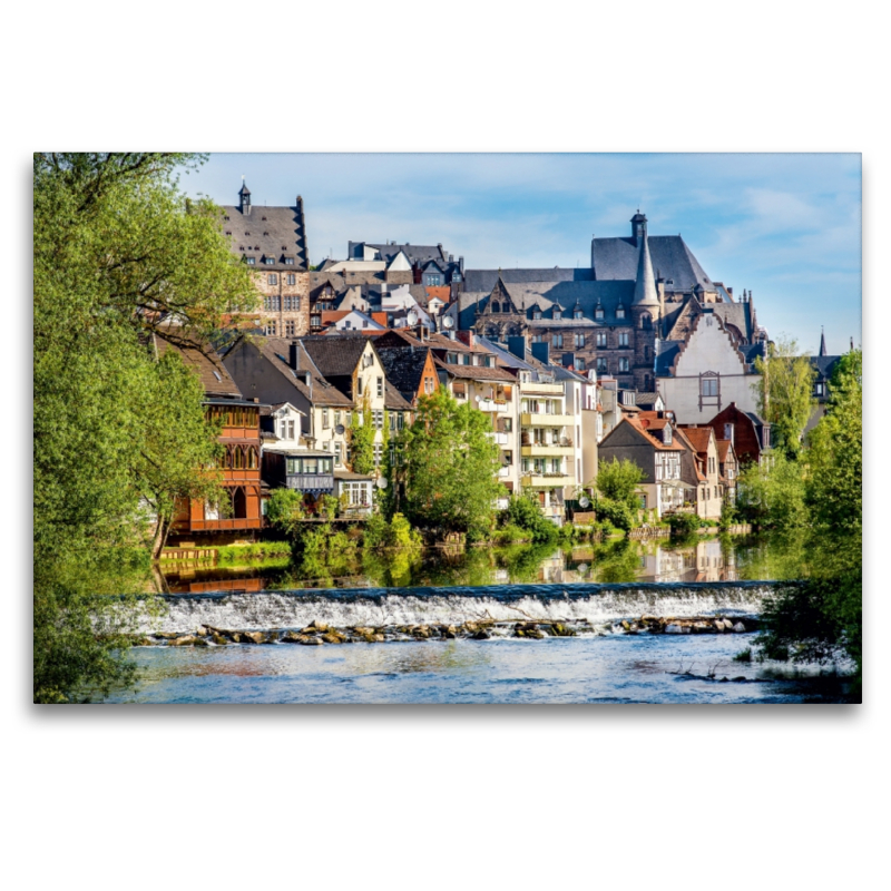 Marburg an der Lahn, Blick vom Hirsefeldsteg