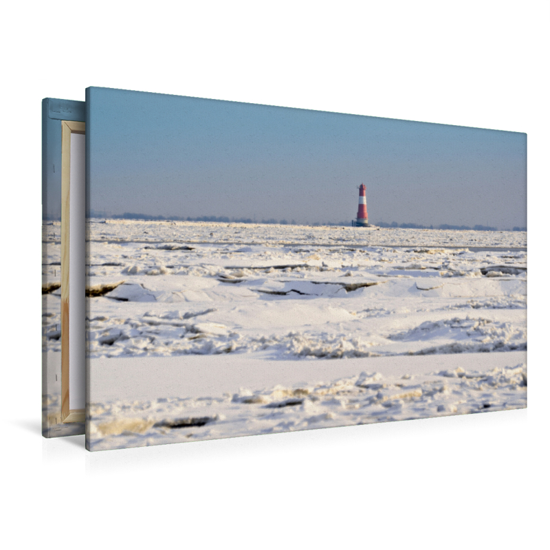 Leuchtturm Arngast im Winter