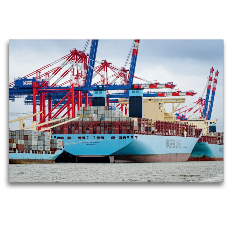 Volle Kaje am Containerterminal