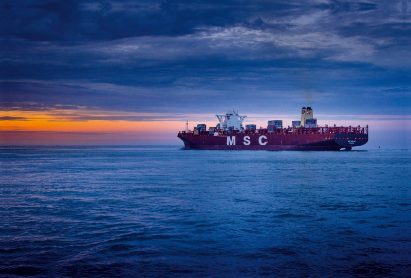 MSC OSCAR, größtes Containerschiff der Welt