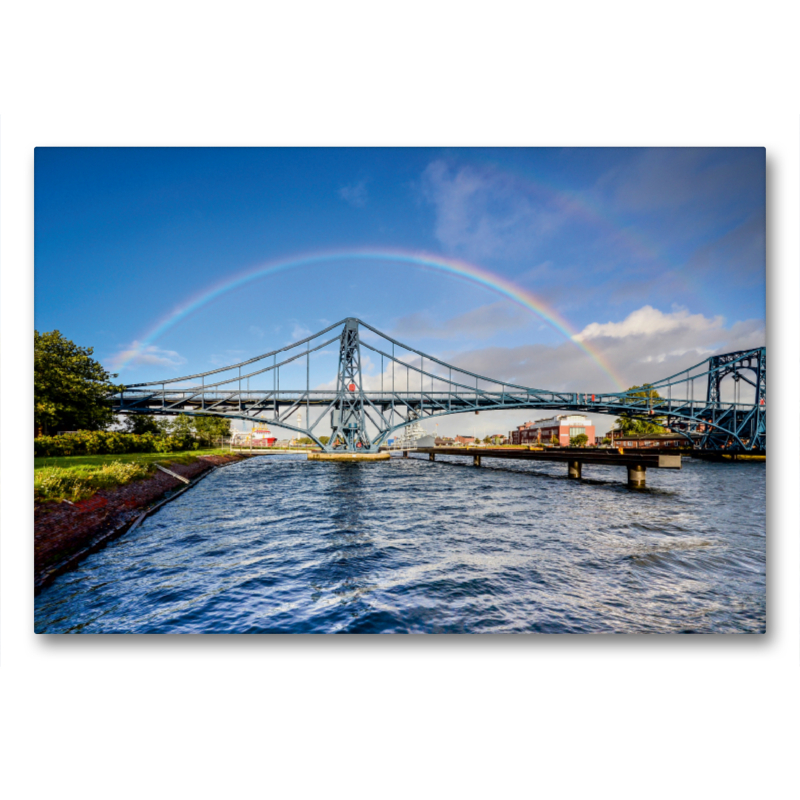 Kaiser-Wilhelm-Brücke mit Regenbogen