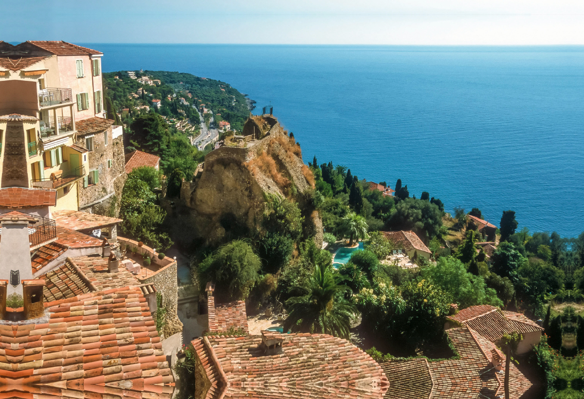 Mittelmeerblick von Roquebrune