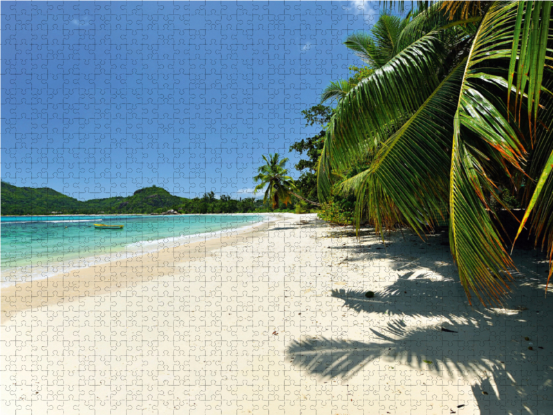 Traumhafter Strand Seychellen