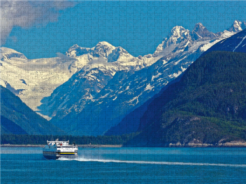 M/V Fairweather auf dem Weg nach Juneau