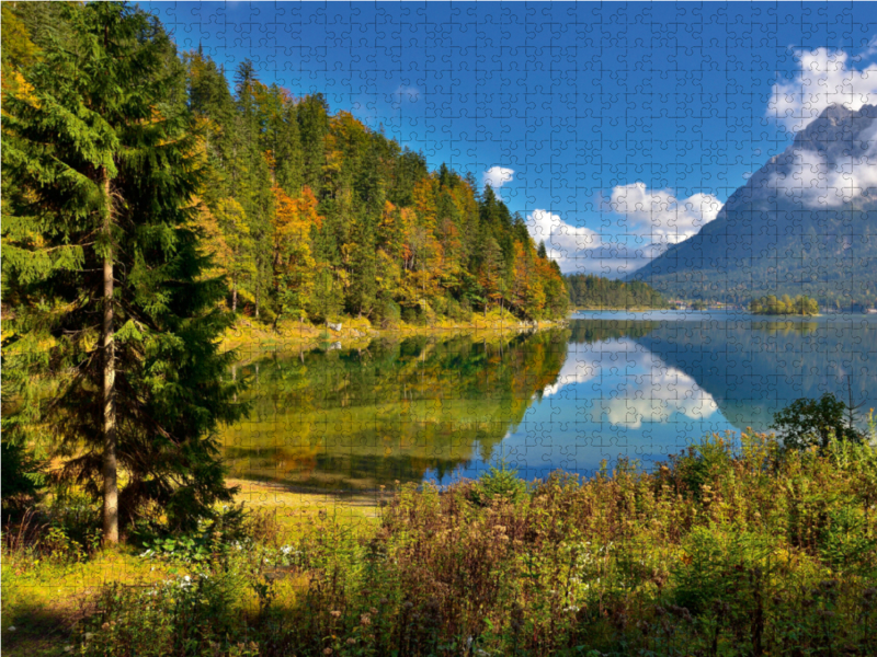 Goldener Herbst am Eibsee