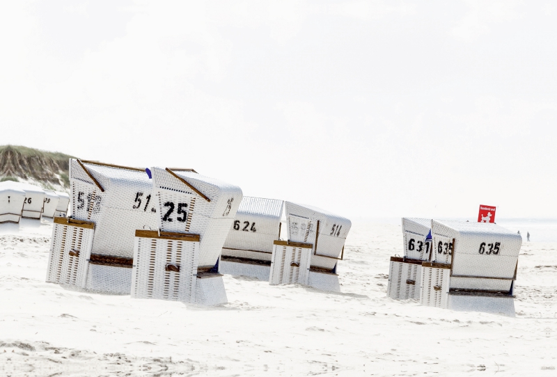 Strandkörbe auf Sylt