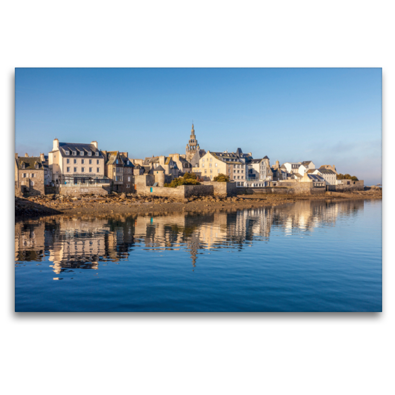 Die Altstadt von Roscoff in der Bretagne, Frankreich