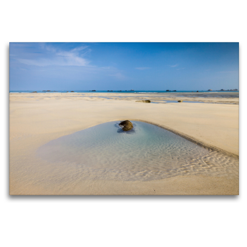 Strand von Kerfissien in der Bretagne, Frankreich