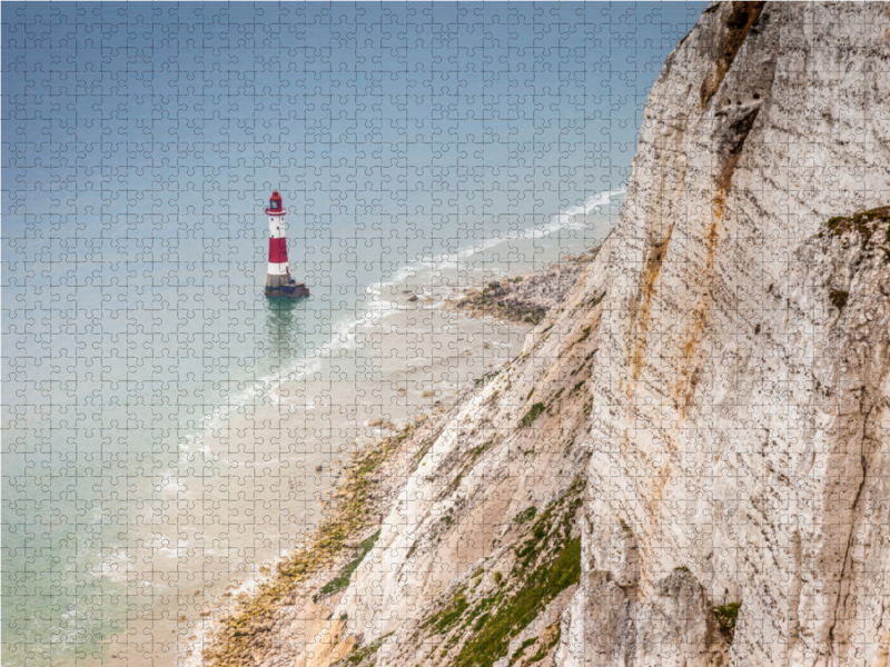 Beachy Head Leuchtturm bei Eastbourne in East Sussex, England