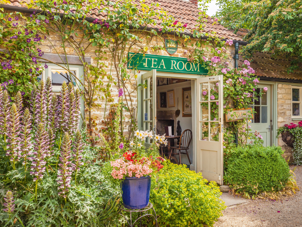 Tea Room in Lacock in Wiltshire, England