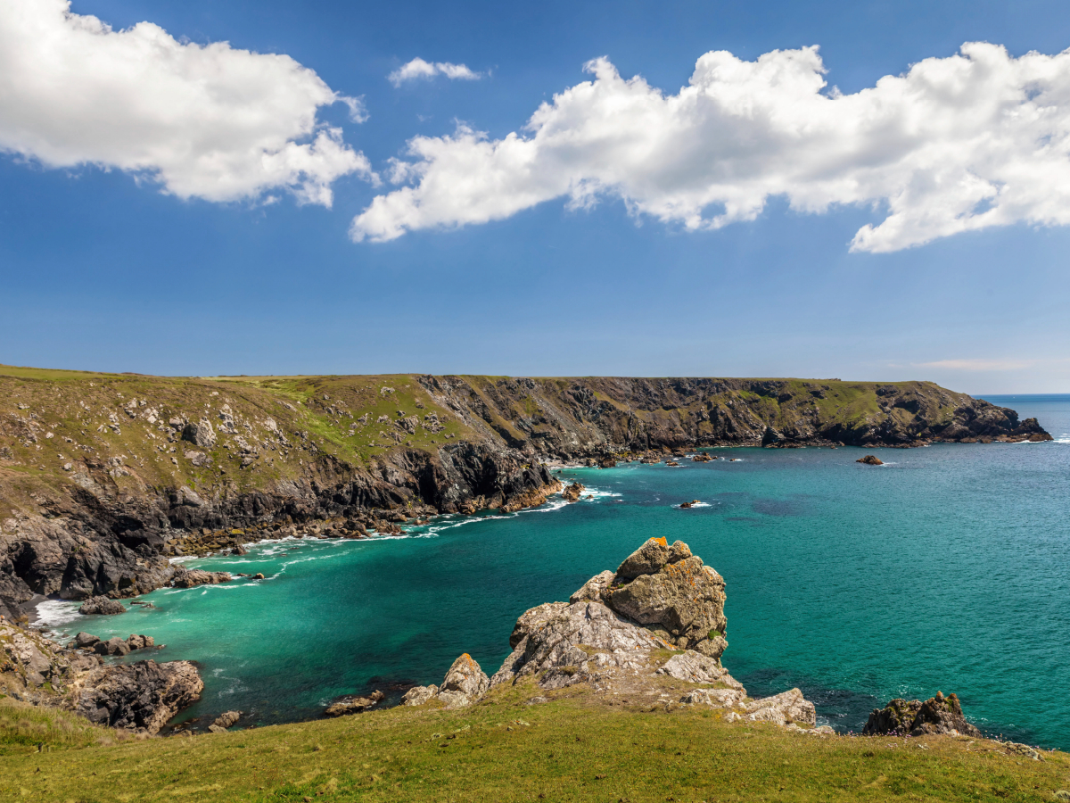 Predannack Head beim Lizard Point in Cornwall, England