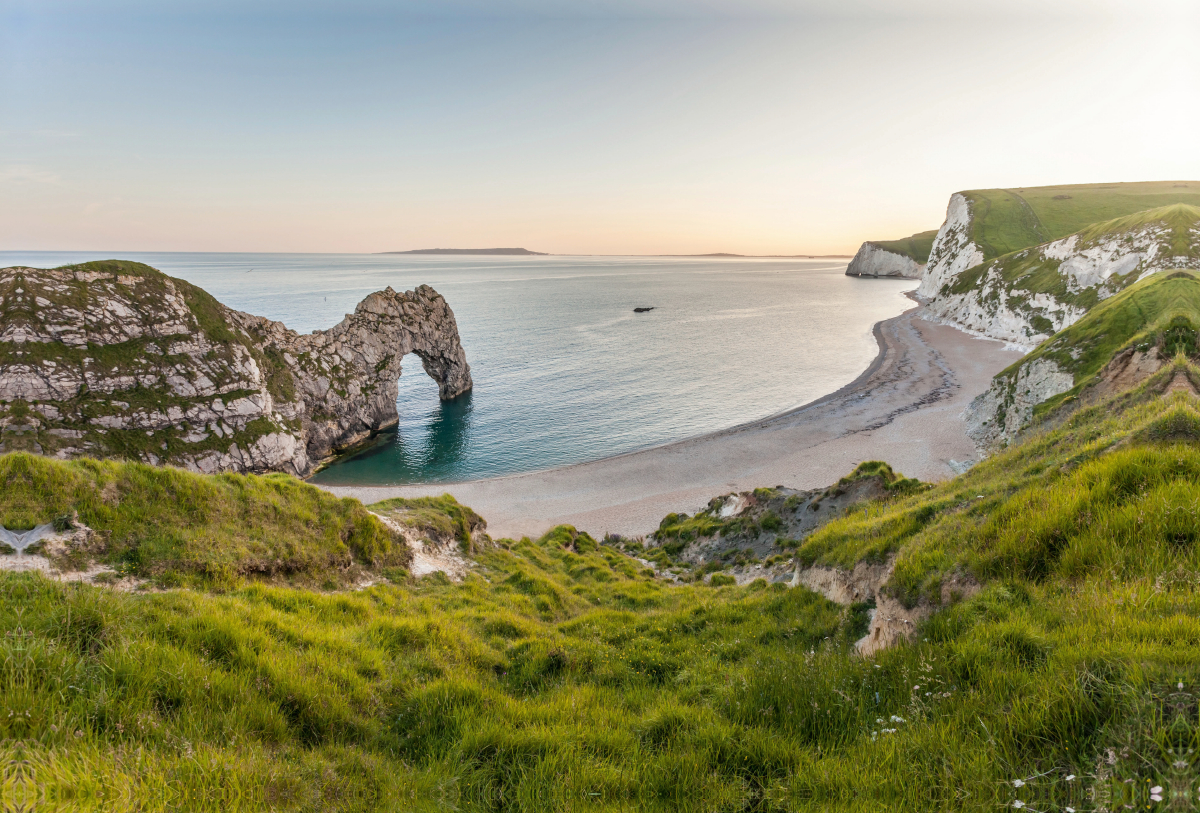 Durdle Door auf der Jurassic Coast in Devon, Südengland