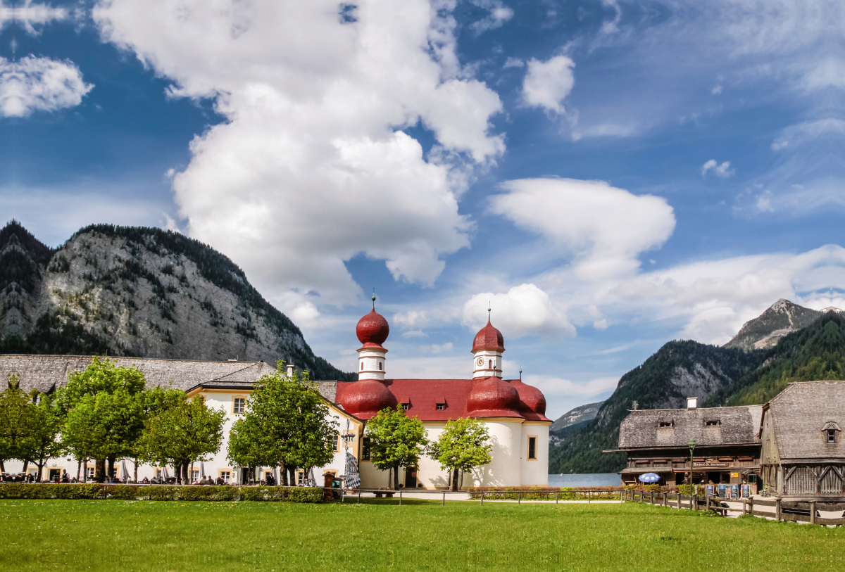 St. Bartholomä am Königssee in Oberbayern