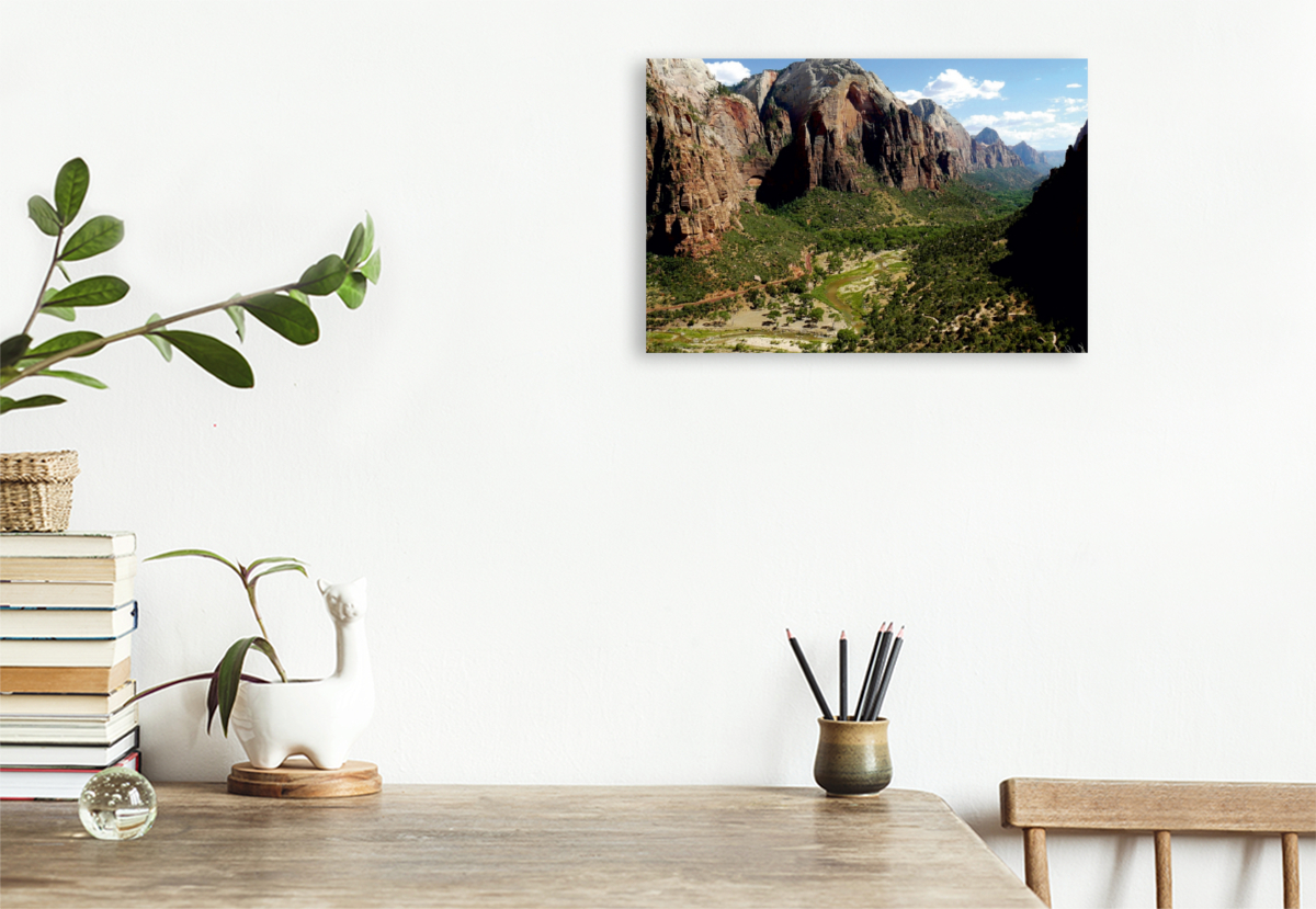 Ausblick von Angels Landing im Zion Nationalpark