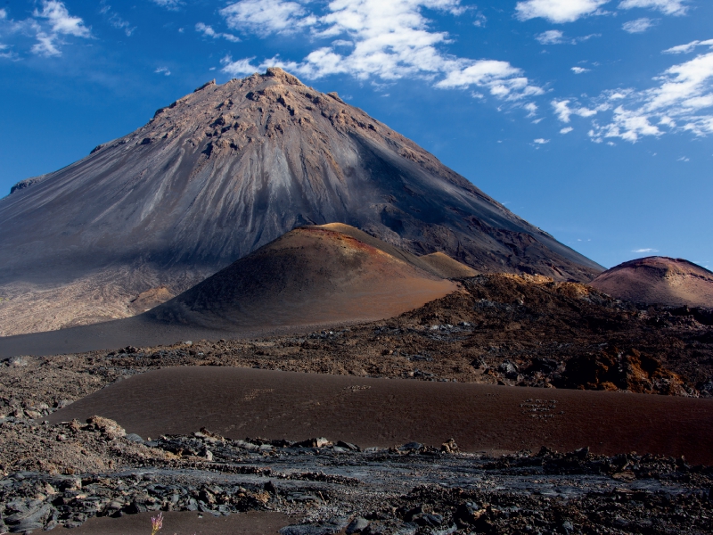 Feuerberg auf Cabo Verde