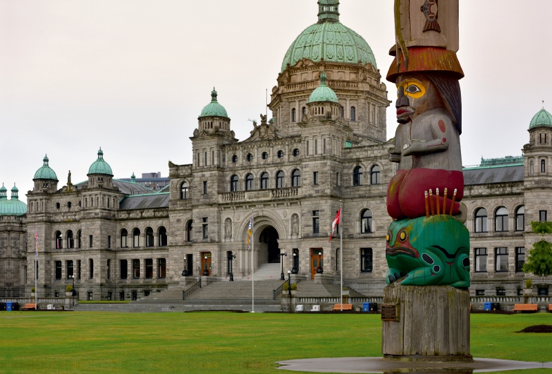 Das British Columbia Parliament Building, Victoria BC