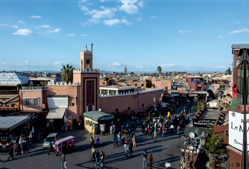 Djemaa el-Fna-Platz, Marrakesch