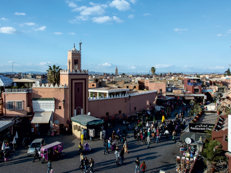 Djemaa el-Fna-Platz, Marrakesch