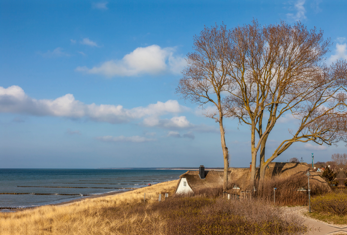 Strand von Ahrenshoop in Mecklenburg-Vorpommern