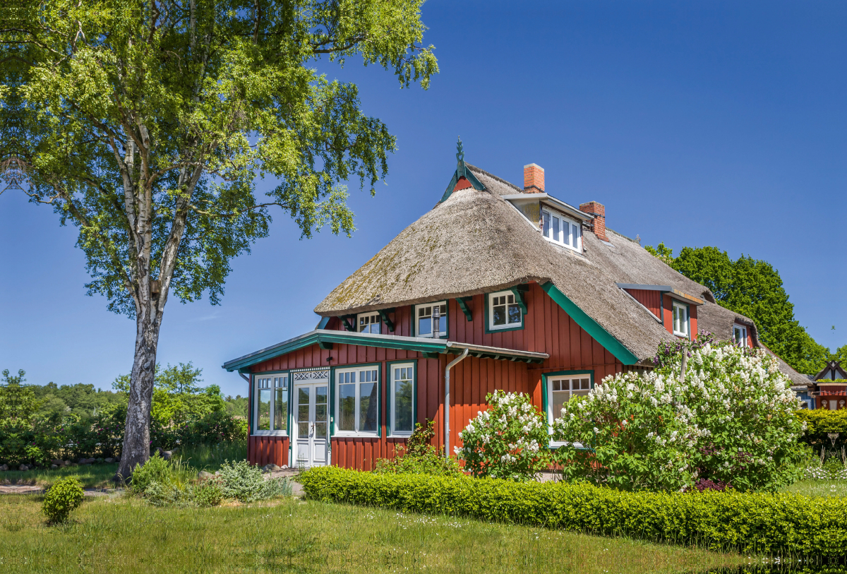 Historischer Hof in Prerow (Mecklenburg-Vorpommern)