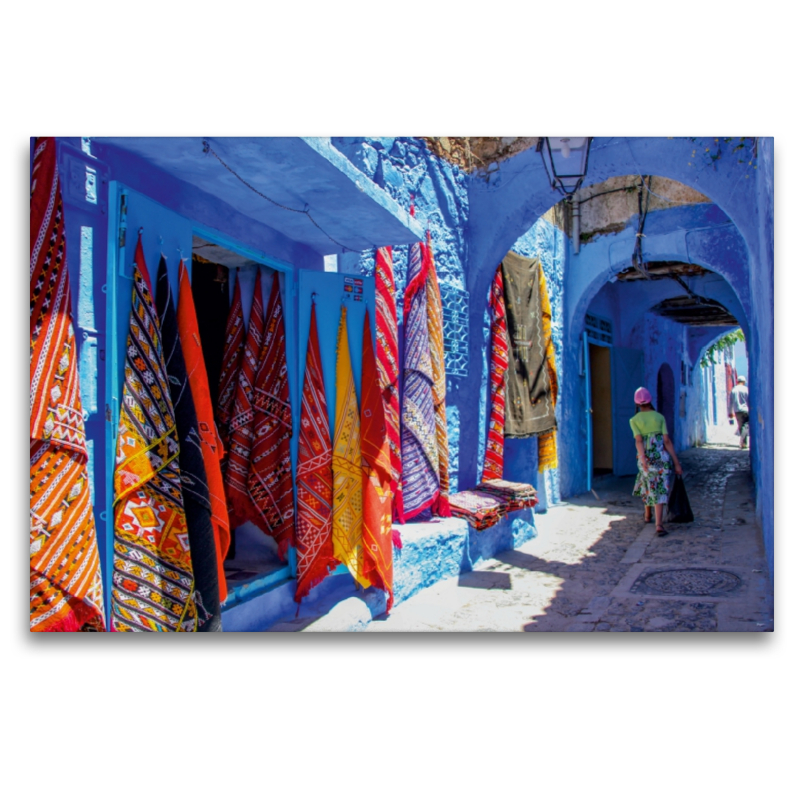 Farbtupfer in Chefchaouen