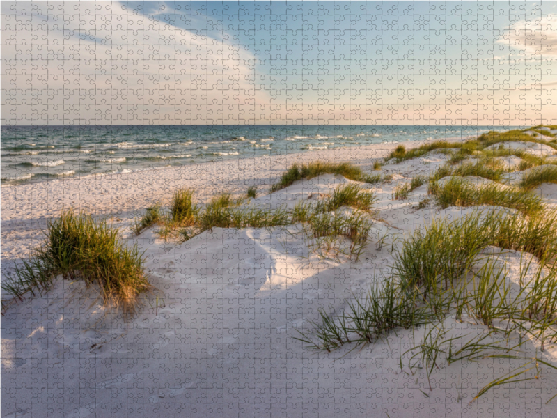 Weißer Sandstrand von Dueodde auf Bornholm