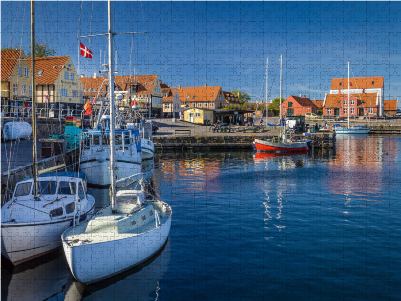 Hafen von Svaneke auf Bornholm