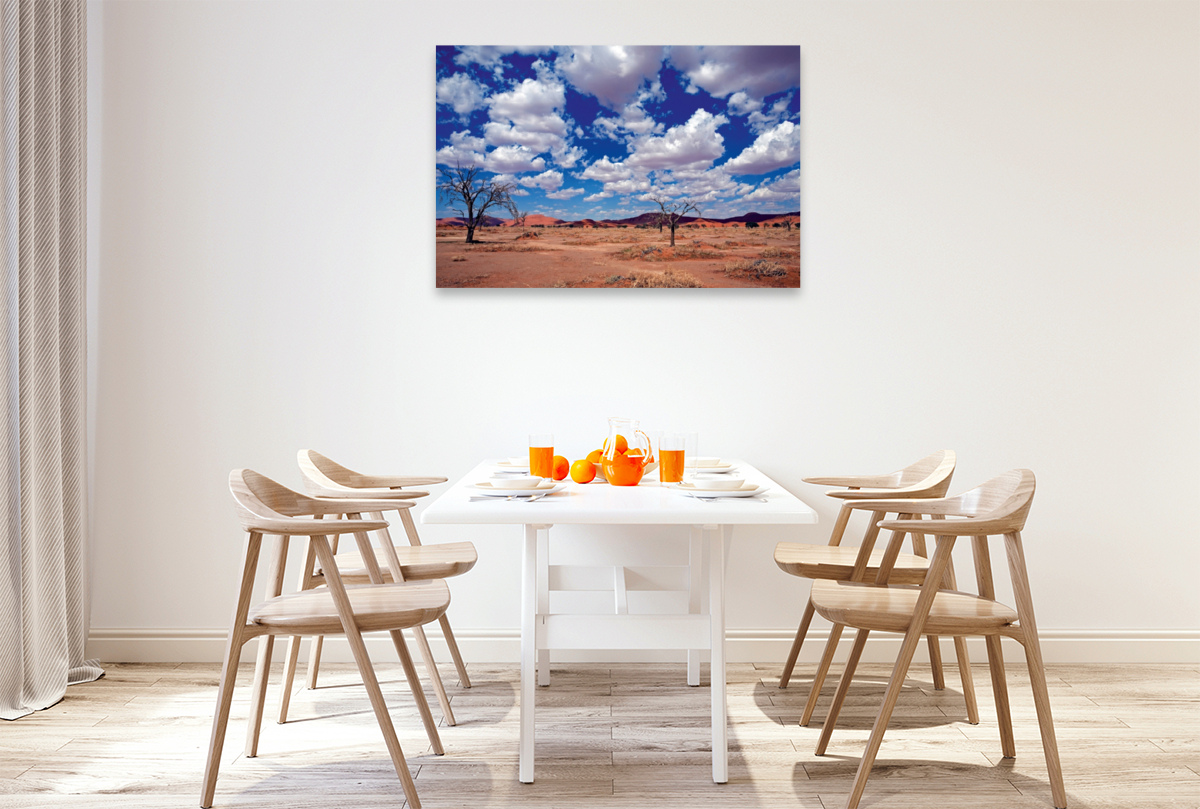 Namibia: Überall Dünen und wenig Vegetation im Namib Naukluft Park.